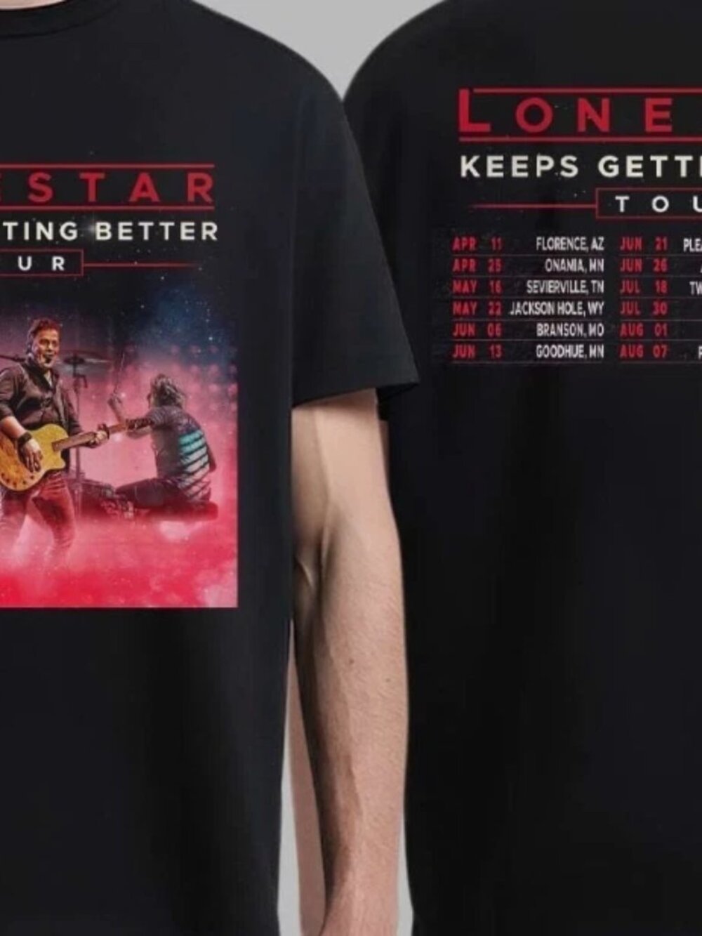 Lonestar Keeps Getting Better Tour 2026 North America Schedule Dates T-Shirt 305